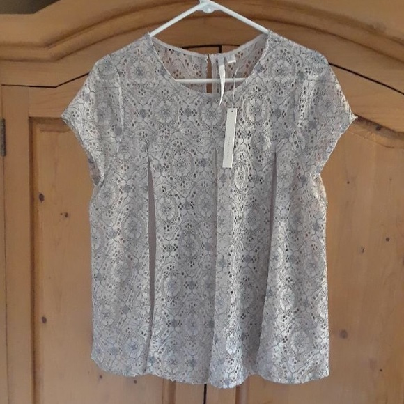 LC Lauren Conrad lace blouse - Picture 6 of 9